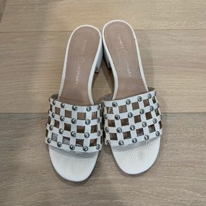 Chinese Laundry white sandals